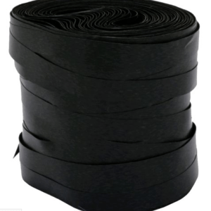 Fitilho Plástico 0,5 Cm X 50 M - Preto
