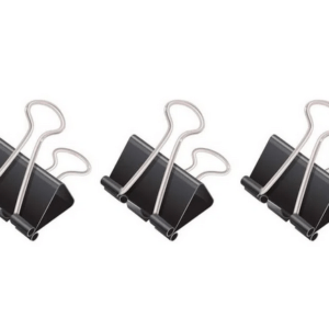 Binder Clips Preto 32mm Com 12 Unidades