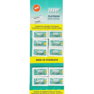 Lâmina Inox Para Barbear 50 Peças - Derby