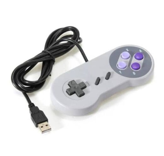 Controle Joystick Super Nintendo Usb Para Pc Computador