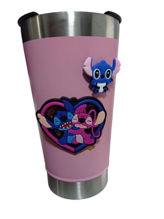 Lilo Stitch Copo Personalizado Inox Termico Aço 493ml - Imagem 7